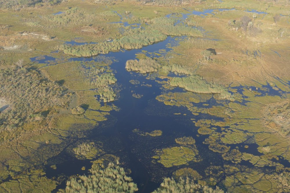 Botswana - Das Okavangodelta aus der Vogelperspektive