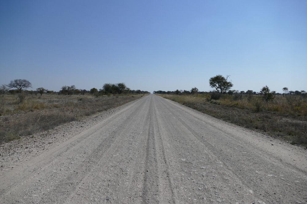 Namibia - Geradeaus nach Westen