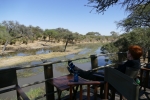 Botswana - Die Terrasse der Mogotlho-Lodge