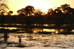 Botswana - Sonnenuntergang am Khwai