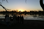 Botswana - Sonnenuntergang am Khwai